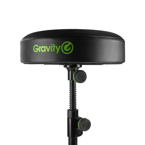 Gravity FD SEAT 1 - Round Musicians Stool, Foldable, Adjustable Height 1