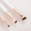 3Pcs Soft Fiber Eye Makeup Brushes Set - Eyeshadow, Eyeliner & Eyebrow Tools 3
