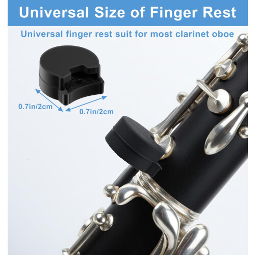 5Pcs Clarinet Thumb Rest Cushion, Soft Silicone Thumb Protector for Cl 1