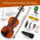 Phoenix PHOENIX Violin 4/4 Full Size Kit, Fiddle Set for Beginner Adults Stude 6
