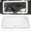 Car Sun Visor LED Makeup Vanity Mirror Set 3 Light Touch Screen 2