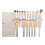 24Pcs Super Soft Natural 3D Professional Makeup Brush Set with Storage Bag 2