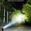 Zoom Flashlight Car Portable Work Light Multi-Function Outdoor Flashlight LED Warning Searchlight Black 9