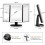 72 LED Tri-Wing Lighted Makeup Mirror, 2x/3x Magnification 5