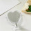 Heart Shaped Acrylic Makeup Mirror for Home Table Use 3