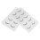 Black 1.3" x 0.4" Short Wispy Fake Eyelashes, 10 Pairs 4
