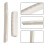 4PCS Acoustic Guitar Bridge Saddle Nut Replacement White Guitar Bone Bridge 4