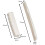 4PCS Acoustic Guitar Bridge Saddle Nut Replacement White Guitar Bone Bridge 2