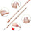 Rose Gold Cuticle Trimmer with Pusher & Cutter, Durable Manicure Pedicure Tool 5
