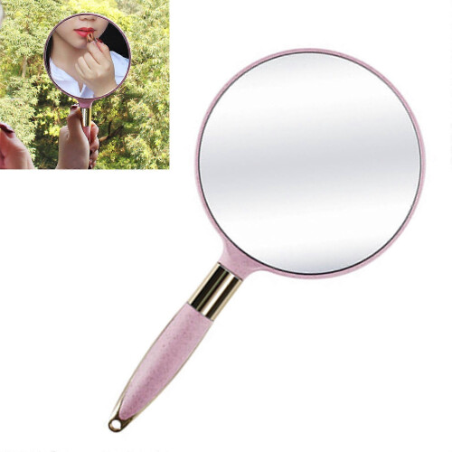 BlueGift Vintage Handheld Mirror, HD Glass, White/Pink/Blue/Beige, Square/Round 1