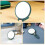 Double Sided Handheld Makeup Mirror 2Pcs, 15X Magnification 5