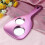 Handheld Double-Sided Round Makeup Mirror with Handle 5