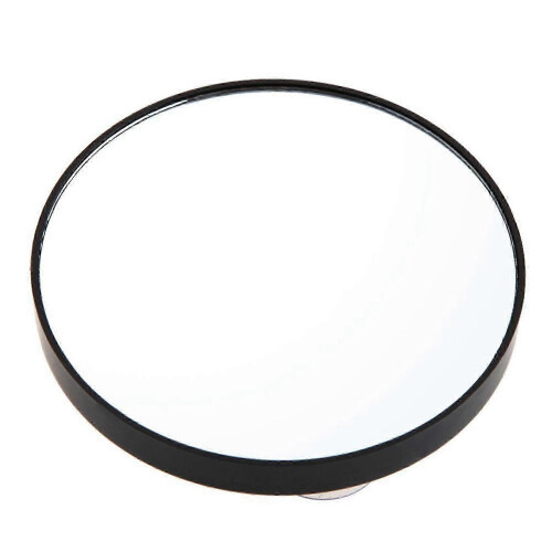 10pcs Black Round 10X Magnifying Makeup Mirror with 2 Suction Cups 2
