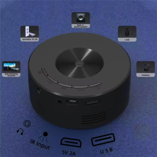 Projector E60 Small Wired Same Screen Projector Household Portable  Projector 2