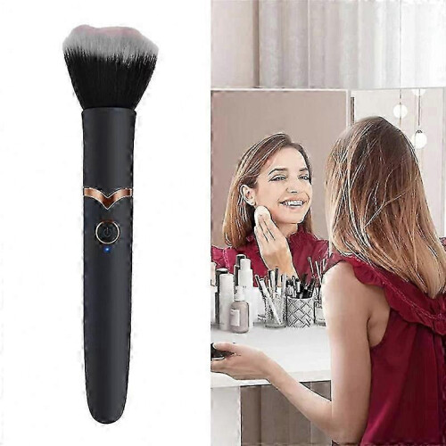 Electric Makeup Blender with 10 Vibration Speeds for Smooth Application 2
