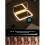 Black Compact Mini Vanity Folding Cosmetic Mirror with 3-Color LED & 2X Magnification 5