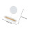 White ABS Glass Multifunctional Decorative Cosmetics Makeup Mirror 2