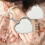 4Pcs Mini Heart Mirror Keyring Folding Metal Keychain Pendant 3