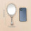 Elegant Vintage Floral Handheld Mirror 2