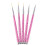 Set di 5 penne per nail art e manicure con pennelli rosa 3