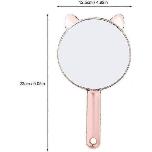 Desktop Makeup Mirror, Portable Hand Mirror, Beauty Travel Tool 1