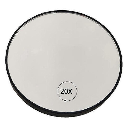 Anti-Fog Magnifying Makeup Mirror with Suction Cup, Black Vanity Mirror 1