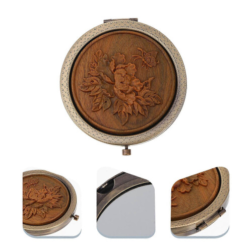 Compact Vintage Travel Cosmetic Mirror 1