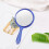 Black Transportable 2X Magnification Glass Dense Thin Plan for Home Professional Use 5
