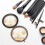 Vintage Compact Makeup Mirror, Portable Cosmetic Mirror 3