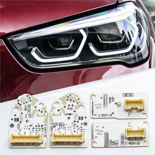4Pcs Left+Right Front LED Daytime Running Lights Board Kit for  X1 F48 F49 2020-2022 Light Source Module PCB Board 1