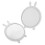Freestanding Tabletop Vanity Mirror for Women, 2Pcs Desktop Makeup Mirror 4