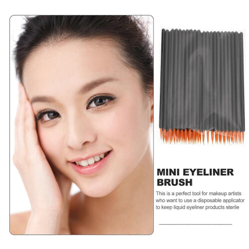 Pinceaux pour eyeliner, lot de 100, usage cosmétique 2