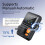 -D2 Transistor Tester Diode Triode Transistor Capacitance Meter Resistance  ESR Meter Multifunctional Tester Tool 4