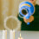 Air Cannon Multi Hole Bubble Blower Handheld Toy for Kids 6