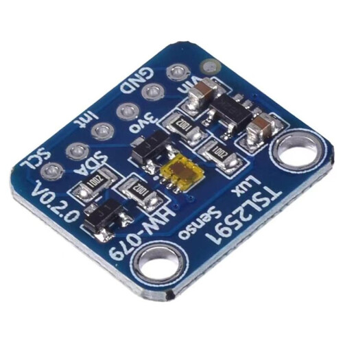 TSL2591 Ambient Light Sensor Module with Infrared and Full Spectrum High Range Optical Sensor I2C Interface for 2