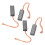Bosch Alternator Carbon Brush Kit 4pcs 1
