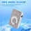 Mirror Clip USB Digital Mp3 Music Player Support 8GB  TF Card White 2