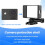 Protective Housing Side Border Frame Case Compatible with  Yi Xiaoyi Action Sport Camera Accessories Black 3