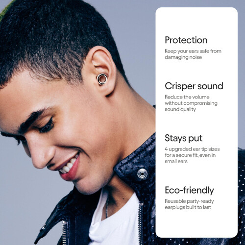 Loop Loop Experience 2 Ear Plugs – Stylish Certified Hearing Protection for 1