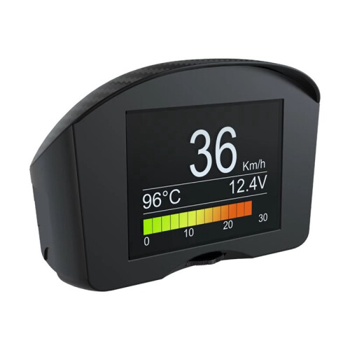 X50  Universal OBD  Digital Meter Tachometer Water Temperature Gauge for Car with Multi-Function Alarming 2