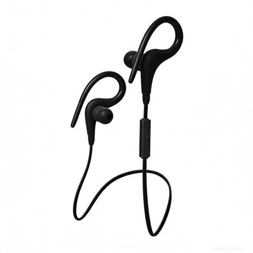 (Black) Sports Earbuds Bluetooth With Waterproof Ipx3 Call Support Users Active For