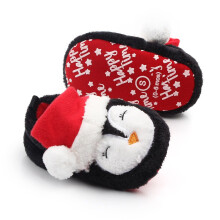(Black,Inner length=11.5cm/4.52in)Scarpe di Natale Bambini Bambina Ragazzo Bambino Invernali Calde Pantofole Babbo Natale