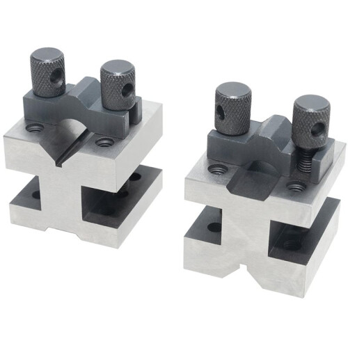 Machinist V Blocks with Clamps - Hardened Steel, Multi-Purpose Tool 2