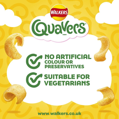 Walkers Walkers Quavers Cheese Multipack Snacks 6x16g 2