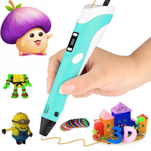 (Pink UK)3d Printing Drawing Graffiti Art Pen Creative Toy Gift Development Imagination 1
