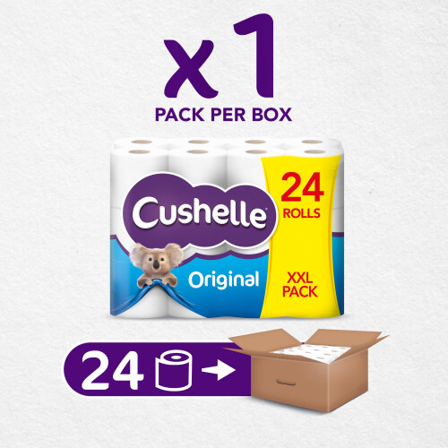 Cushelle Cushelle Original Toilet Roll 24 Standard Rolls 2