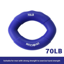 (Dark Blue)Silikon Hand Übungsring verschiedene Farben Finger Stärkung Physiotherapie