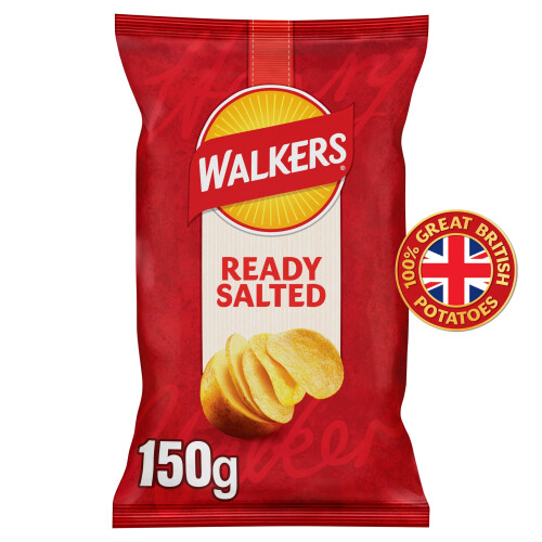 Walkers Walkers Ready Salted 150G 2
