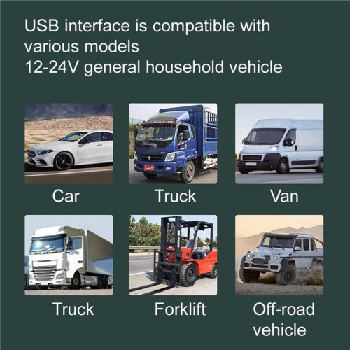 5V USB Vehicle Multi-Function Car  Cooling Fan Car  Cooling System 2