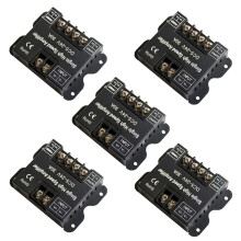 5X Amplificateur de Bande de LED 30A DC5V -24V Amplificateur Haute Vitesse Simple pour Contrôleur de Répéteur de Puissance de Bande de LED Couleur